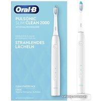 Электрическая зубная щетка Oral-B Pulsonic Slim Clean 2000 (белый)