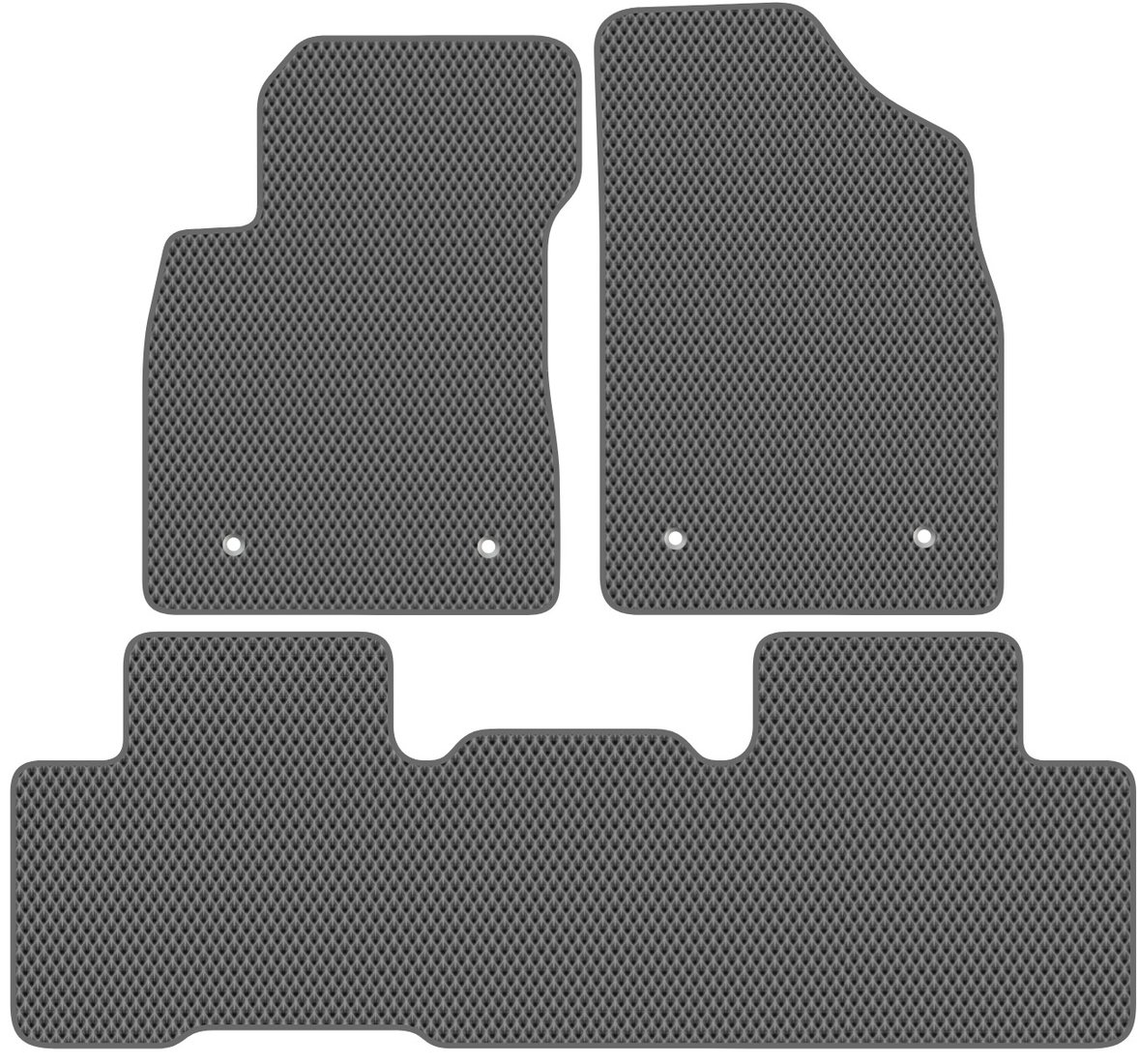 

Комплект ковриков для авто Alicosta Geely Emgrand X7 (suv) 2013 - Н.В. (серый, ромб)