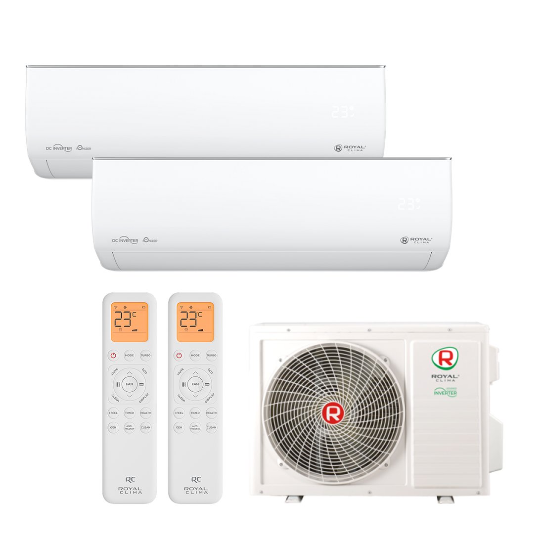 Кондиционер Royal Clima Multi Gamma EU ERP Inverter 2TFM-17HN/OUT / RCI-GLD09HN + RCI-GLD09HN