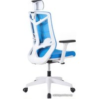 Офисное кресло Chair Meister Nature II Slider 3D (белая крестовина, голубой)