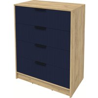 Комод Интерлиния Концепт Лайн КТ-К80 (дуб золотой/индиго)