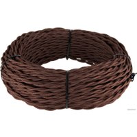 Кабель силовой Werker Ретро 3х2,5 20 м (витой коричневый, под заказ)_x000D_
