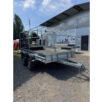 Двухосный прицеп AvtoS A40U2B (4000x2000x300, R16, ресс. 3302 ГАЗ-2лист, тент 800мм)