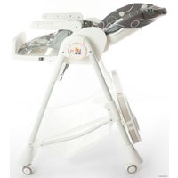 Высокий стульчик ForKiddy Podium 0+ 2021 (серый/круги)