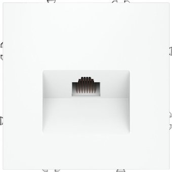 Розетка компьютерная Voltum S70 VLS060102 (белый матовый)