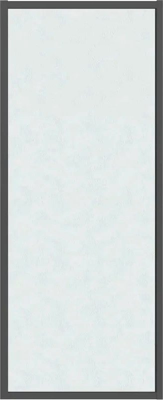 Душевая стенка Grossman Style 90x195 200.K33.05.90.21.02 (черный матовый/стекло шиншилла)