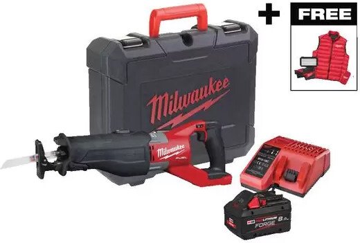 

Сабельная пила Milwaukee M18 FSXMC-801C 4933499455 (с 1-им АКБ, кейс)