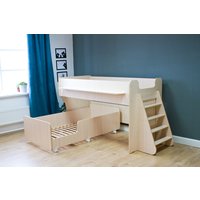 Двухъярусная кровать Красная звезда Р444 Капризун 7 160/180x80 (дуб млечный)
