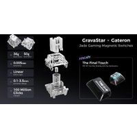 Клавиатура Gravastar Mercury V75 Pro Cyberpunk (GravaStar x Gateron Magnetic Jade Pro)