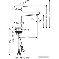 Смеситель Hansgrohe Metropol 74500000