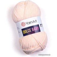 Пряжа для вязания Yarnart Dolce baby 754 50 г 85 м (молочный)