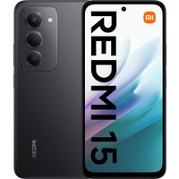 Телефон Xiaomi Redmi 15 4G 8GB/256GB международная версия (черный) + наушники Xiaomi Redmi Buds 6 Active M2344E1 (белый) по акции