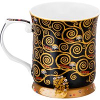 Кружка Elan Gallery New Bone China Поцелуй на черном 420728 в Могилеве