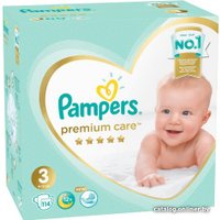 Подгузники Pampers Premium Care 3 (114 шт)