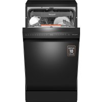Отдельностоящая посудомоечная машина Weissgauff DW 4508 Inverter Autoopen Black