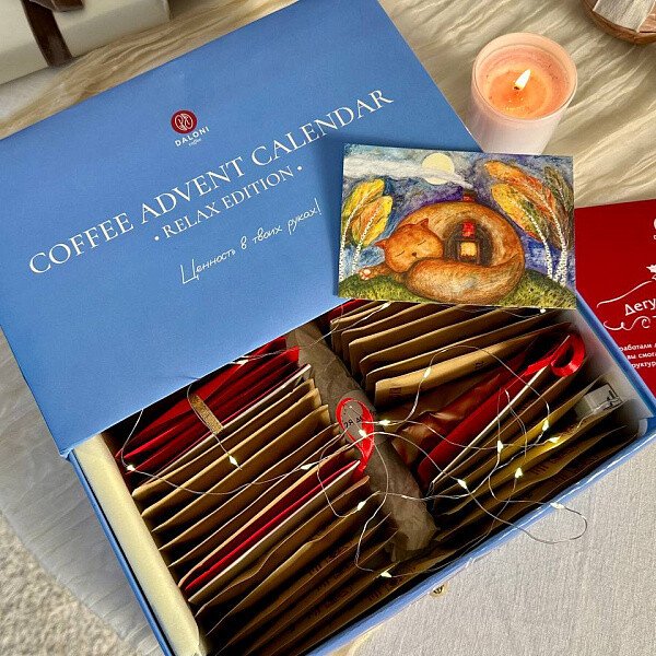 

Кофе в дрип-пакетиках Daloni Адвент календарь 2025 34 шт