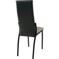 Стул ВВР Оскар (серый/черный, экокожа)