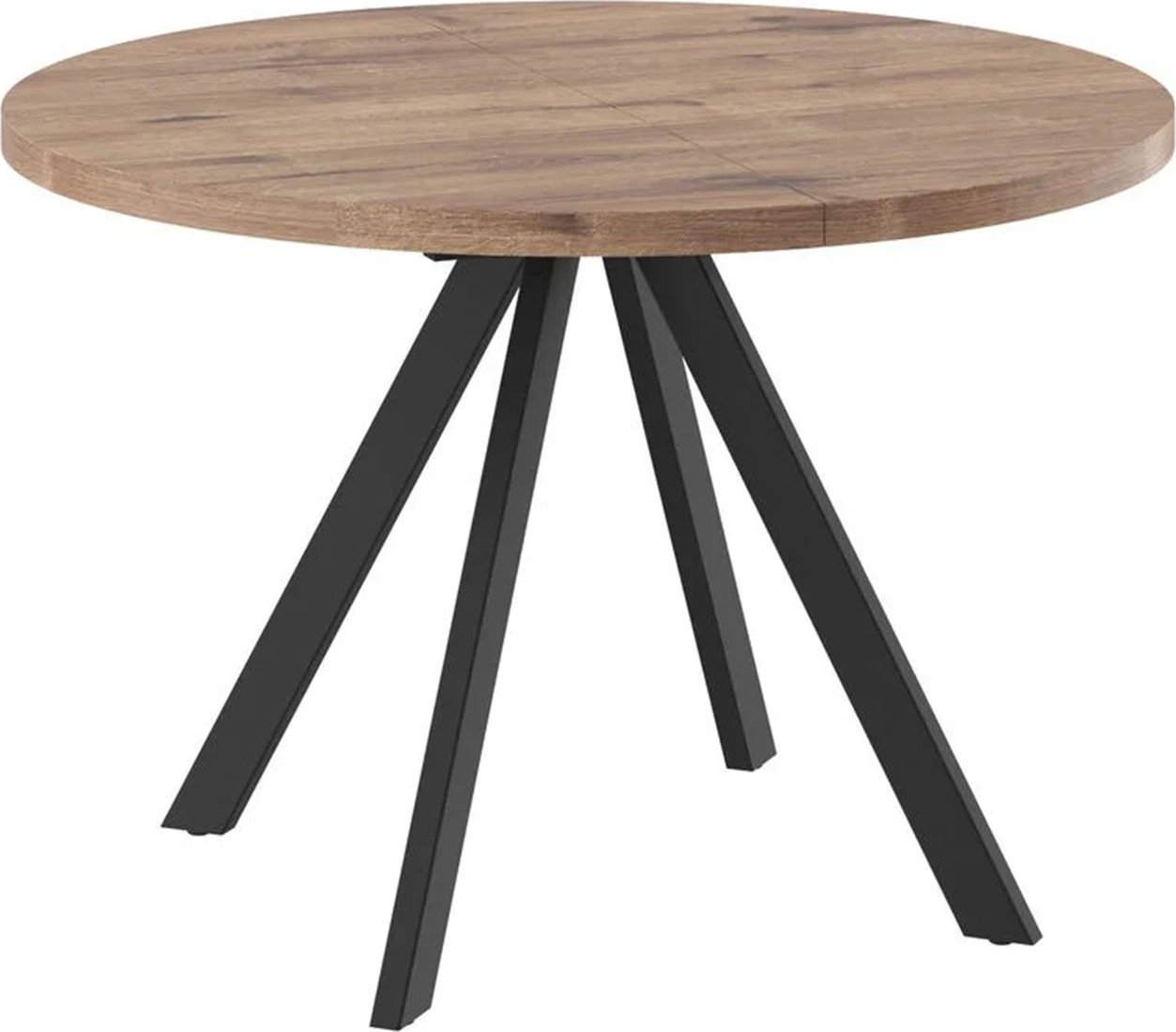 

Кухонный стол Мамадома Rondo M-100 раздвижной 100-135 (дуб веллингтон/черный)