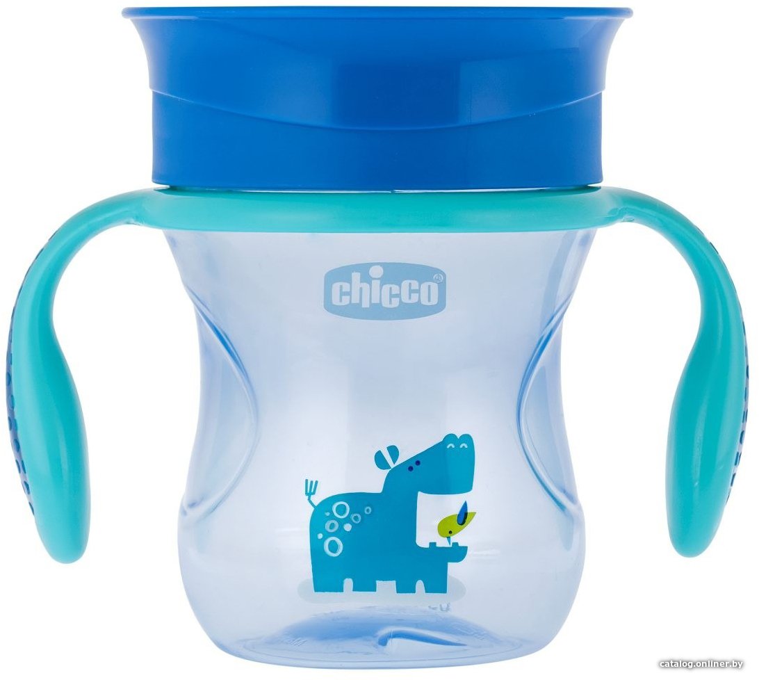 Поильник Chicco Perfect Cup 00006951200000 (200 мл, голубой)