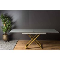 Стол-трансформер Levmar Cross P02/S90 (гриджио/золото)