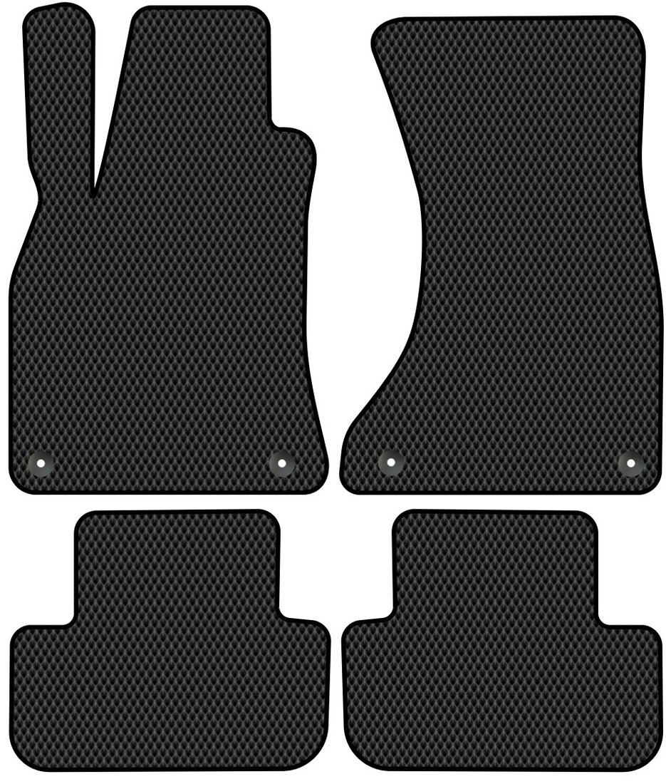 

Комплект ковриков для авто Alicosta Audi A4 Allroad quattro I (универсал / 8KH) 2009 - 2016 (черный, ромб)