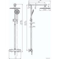 Душевая система  Rubineta Etna Thermo-15