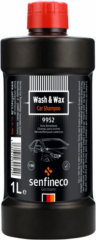 

Senfineco Высококонцентрированное моющее средство Senfineco Car Wash and Wax Shampoo 9952 1л