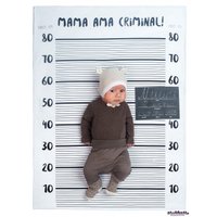 Плед МиМиМи Мама ама криминал ФПЛ12 75х100