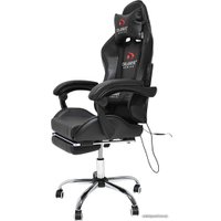 Игровое (геймерское) кресло Calviano Avanti Ultimato (черный, с подножкой)