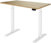 Electric Desk Prime 1360х800х36 мм (дуб натуральный/белый)