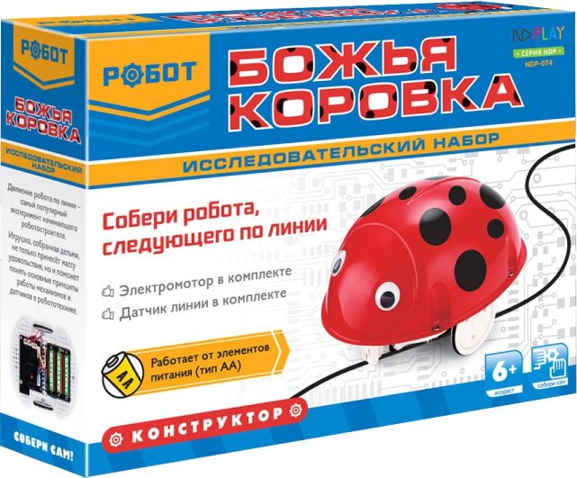 

Конструктор ND Play Робот - божья коровка NDP-074