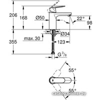 Смеситель Grohe Eurosmart Cosmopolitan 23327KW0 (черный)