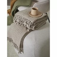 Плед Tkano Essential TK23-TH0003 (бежево-серый)