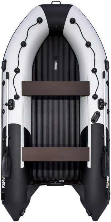 

Моторно-гребная лодка Ривьера Киль R-3800 НДНДК lg/bl (светло-серый/черный)