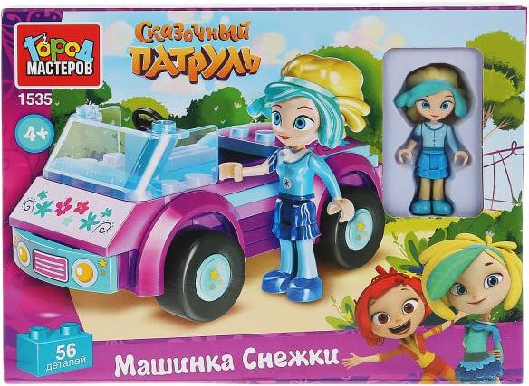 

Конструктор Город мастеров Сказочный патруль 1535-AA Машинка Снежки