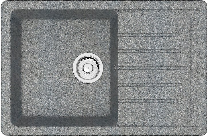 

Кухонная мойка MARRBAXX Карельский камень модель 16/Q8 F016Q008 (серый/темно-серый)