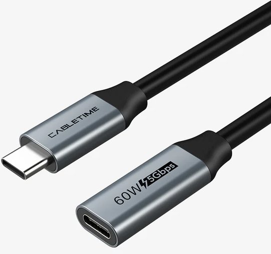 

Удлинитель Cabletime Male to Female Extension Cable for Hub USB Type-C