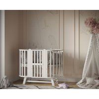 Кроватка-трансформер Incanto Verona с маятником KR-0024/0 (белый/белый)
