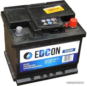 Автомобильный аккумулятор EDCON DC44440R (44 А·ч)