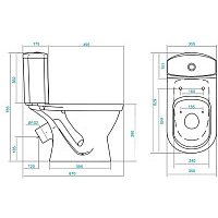 Унитаз напольный Santek Алькор 1WH301859