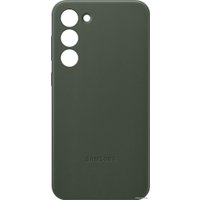 Чехол для телефона Samsung Leather Case S23+ (зеленый)