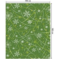 Скатерть JoyArty Приятные снежинки tc_8030609 (180x145)