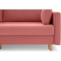 Угловой диван Mio Tesoro Дублин 497 (кирпичный 1285)