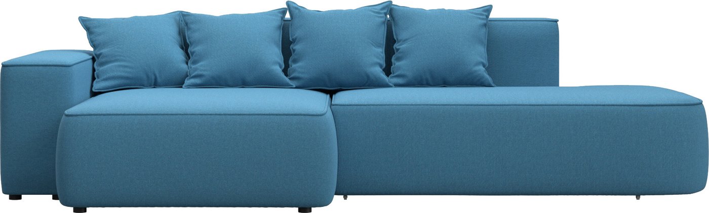 

Угловой диван Лига диванов Лига-065 левый 129800L (рогожка амур 10 голубой)