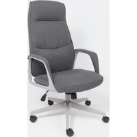 Офисное кресло AksHome Sierra (серая ткань/серый металл)