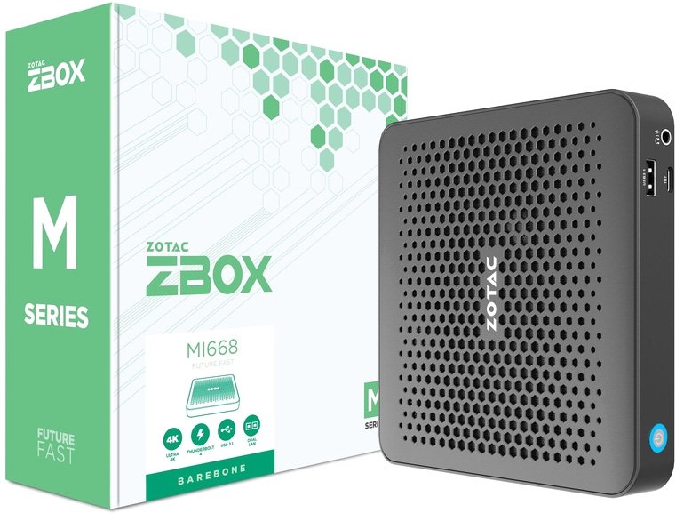 

Баребон ZOTAC ZBOX edge MI668