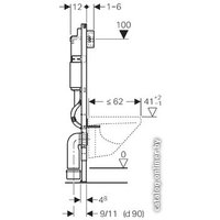 Инсталляция для унитаза Geberit Duofix UP100 [458.122.11.1]