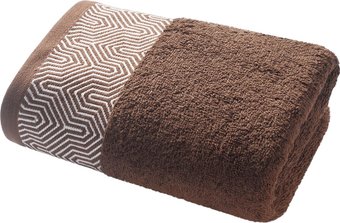 Полотенце Экотекс Калипсо 70x140 КЛ-04-Б (коричневый)