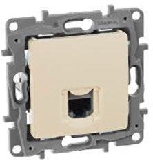 

Розетка компьютерная Legrand Etika 6 723 41 (слоновая кость)