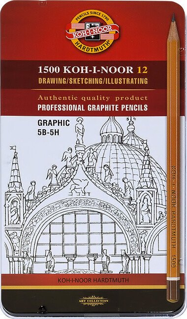 

Набор простых карандашей Koh-i-Noor Hardtmuth 1502012009PLRU (12 цв)